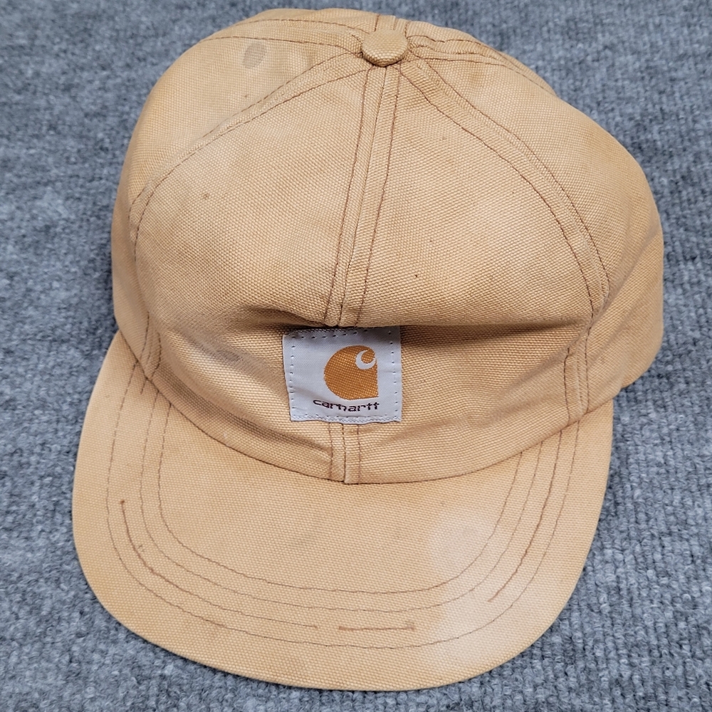 Vintage Insulated Carhartt Tan Cap With Flaps